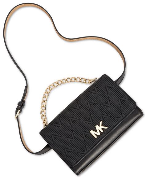 michael michael kors withney deco m quilted belt bag|MICHAEL Michael Kors Deco M Quilted RoseGold Leather Belt .